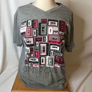 Vintage Cassette Tapes T-shirt Tultex